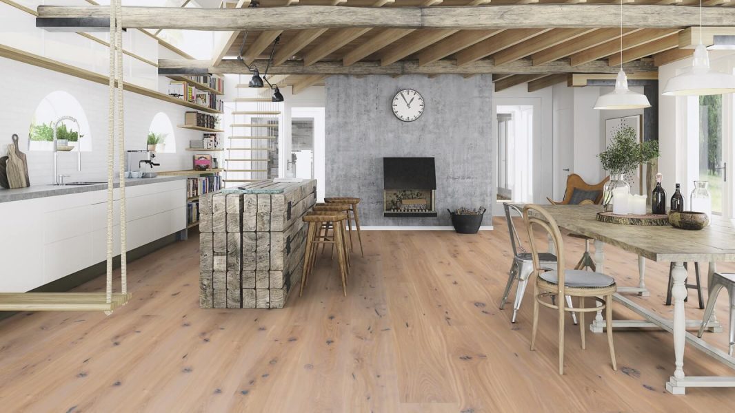 Parchet stratificat stejar vintage white chalet plank_1