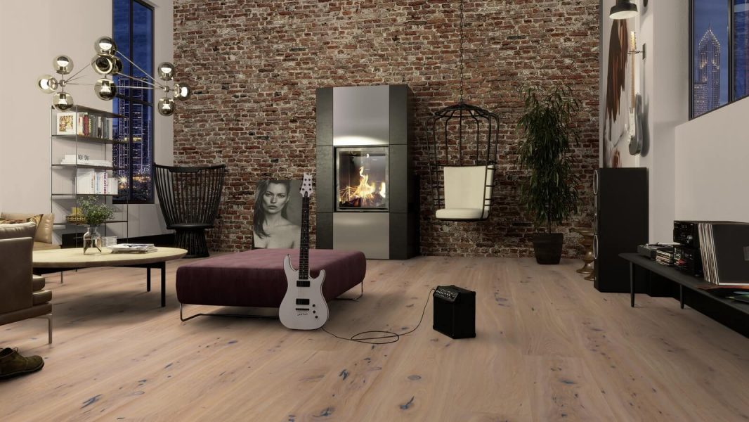 Parchet stratificat stejar vintage white chalet plank_1